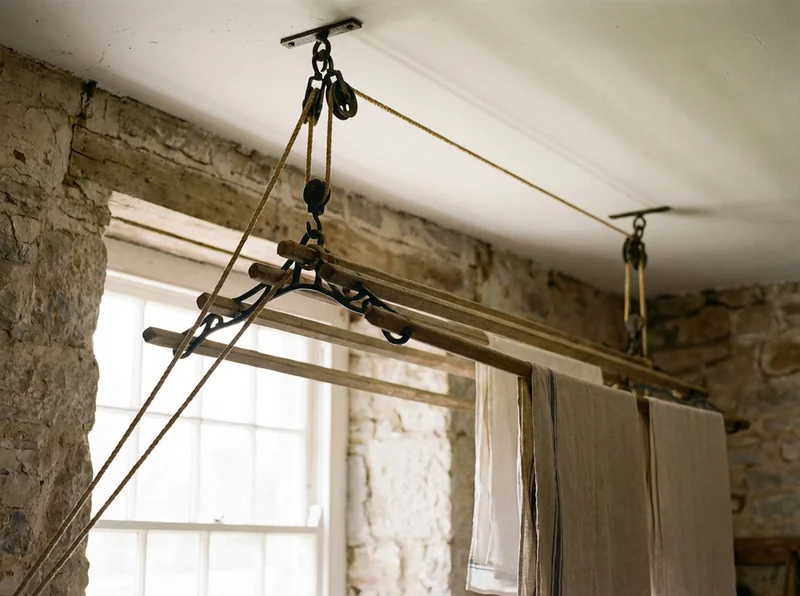 Ceiling Mounted Pulley Airer